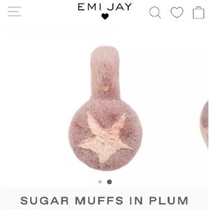 EmiJay Sugar Muffs in Plum